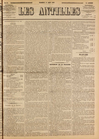 Les Antilles (1886, n° 34)
