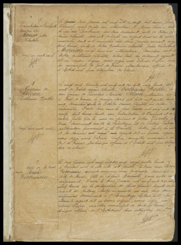 Naissances, reconnaissances, décès