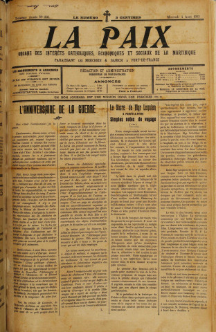 La Paix (n° 232)