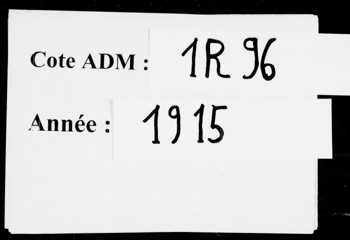 Etats signalétiques et des services, n° 1003 à 1504