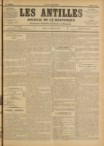 Les Antilles (1896, n° 52)