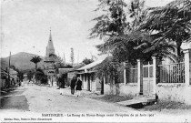 Martinique. Le bourg du Morne-Rouge avant l'éruption du 30 Août 1902