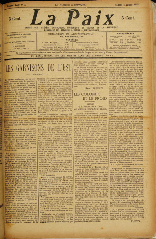 La Paix (n° 41)