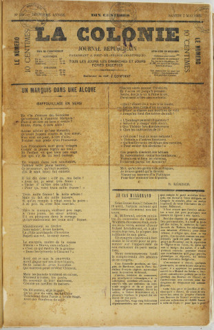 La Colonie (n° 210)