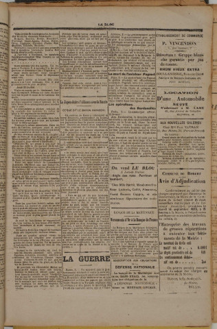 Le Bloc (n° 421)