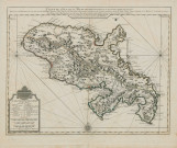 Carte de l'isle de la Martinique