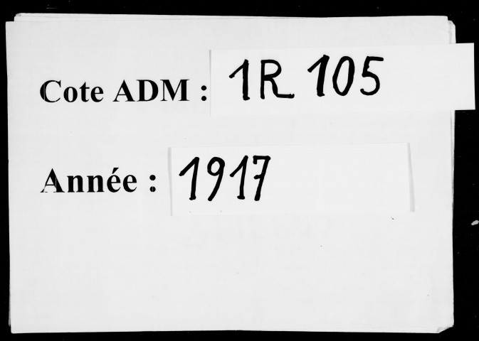 Etats signalétiques et des services, n° 1001 à 1500