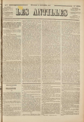 Les Antilles (1875, n° 77)