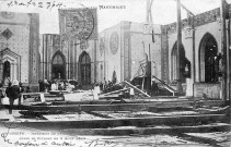Martinique. Saint-Joseph. Intérieur de l'église après le cyclone du 8 août 1903