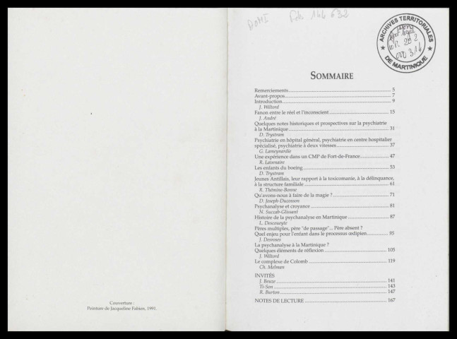 N°11 - Psychiatrie, Psychanalyse aux Antilles ?