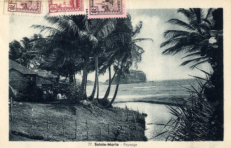 Martinique. Sainte-Marie. Paysage