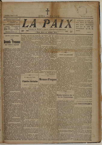 La Paix (n° 1370)
