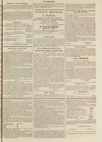 Les Antilles (1851, n° 59)