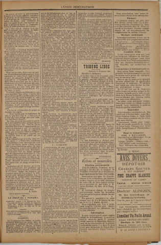 L'Union démocratique (n° 87)
