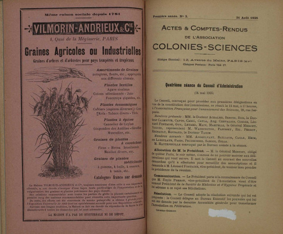 Revue de botanique appliquée et d'agriculture coloniale (n° 48)