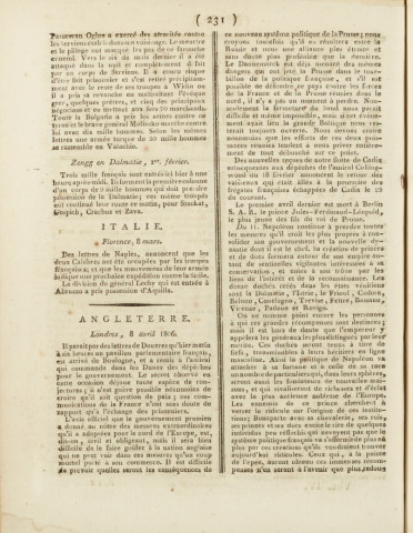 Gazette de la Martinique (1806, n° 87)