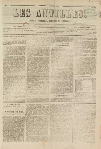 Les Antilles (1864, n° 1)
