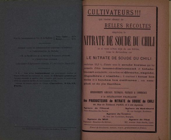 Revue de botanique appliquée et d'agriculture coloniale (n° 13)