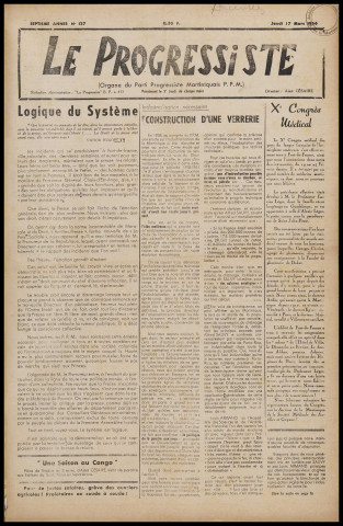 Le Progressiste (n° 127)