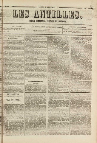 Les Antilles (1867, n° 43)