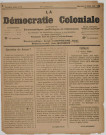 La Démocratie coloniale (n° 175)