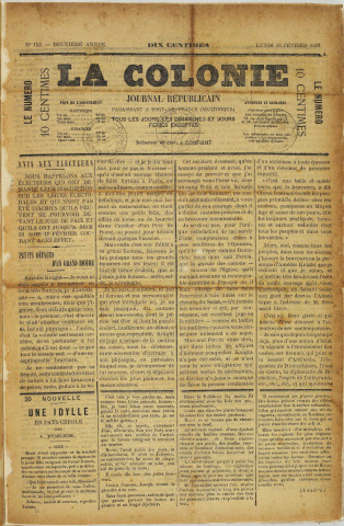 La Colonie (n° 152)
