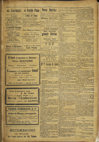 La Paix (n° 1839)