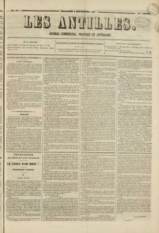 Les Antilles (1865, n° 70)