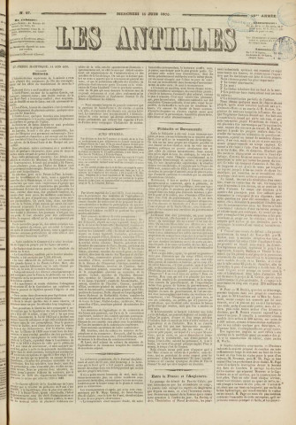 Les Antilles (1870, n° 47)