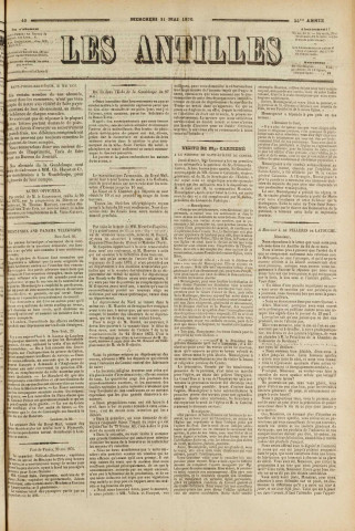 Les Antilles (1876, n° 43)