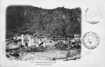 Saint-Pierre Martinique. Ruines de l'Evêché