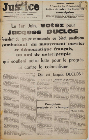 Justice (1969, n° 20)