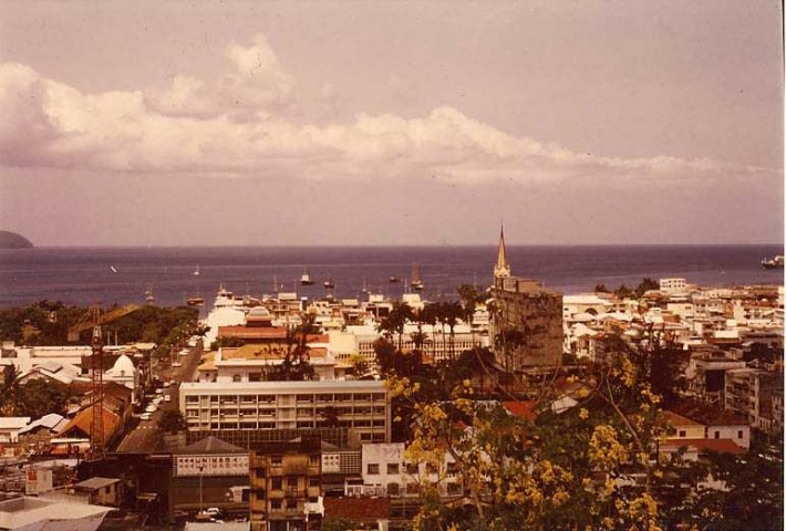 Martinique. Fort de France. Vue générale prise du Calvaire