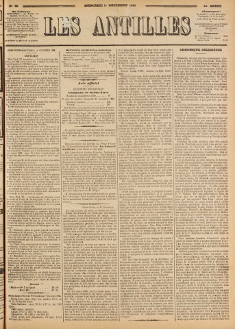 Les Antilles (1886, n° 96)