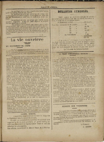 Bulletin syndical (n° 3)