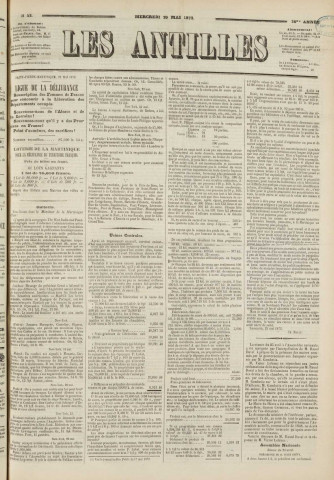 Les Antilles (1872, n° 42)