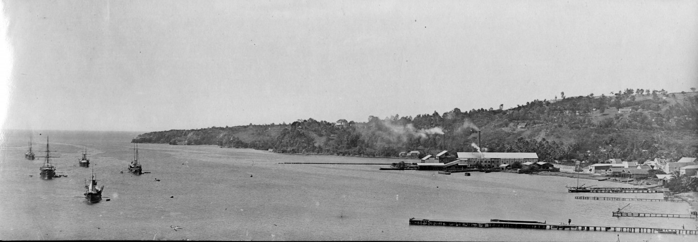 Fort-de-France. Vue générale de la baie