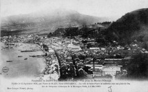 Martinique. Panorama de Saint-Pierre. Vue prise du Morne d'Orange