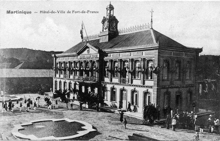 Martinique. Hôtel de ville de Fort-de-France