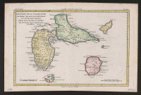 Les isles de la Guadeloupe, de Marie Galante, de la Désirade et celles des Saintes