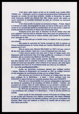 André Gottin : une militante des libertés publiques. Hommage rendu à André Gottin par Yvette Ebion, Yvette Guitteaud, Solange Fitte-Duval