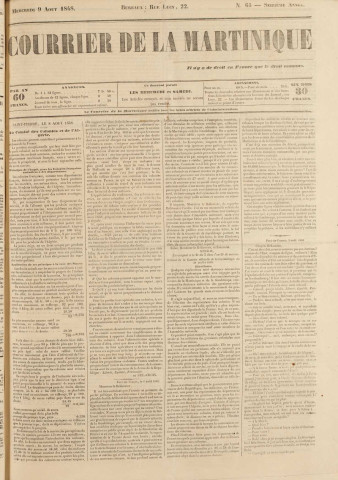 Le Courrier de la Martinique (1848, n° 66)