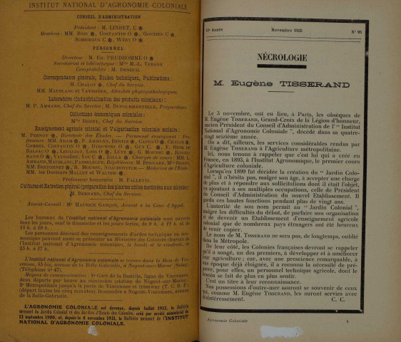L'Agronomie coloniale (n° 95)