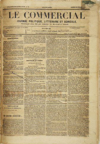 Le Commercial (1865, n° 58)