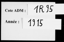 Etats signalétiques et des services, n° 501 à 1002