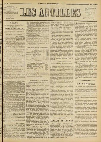 Les Antilles (1895, n° 69)