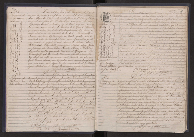 Naissances, mariages, décès, reconnaissances