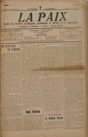 La Paix (n° 407)