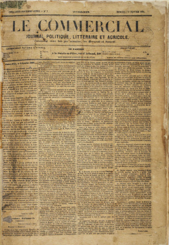 Le Commercial (1865, n° 1)