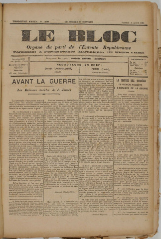 Le Bloc (n° 309)